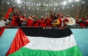 حماس پیروزی تیم ملی فوتبال مغرب مقابل پرتغال را تبریک گفت