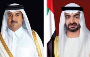  رئيس الإمارات وأمير قطر يبحثان هاتفياً القضايا المشتركة