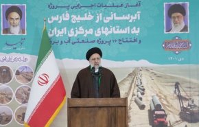 الرئيس الايراني يرعى مراسم افتتاح مشاريع اقتصادية في يزد