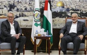 هنية يلتقي وينسلاند وعدد من مساعديه في الدوحة