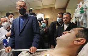 توییت امیرعبداللهیان پس از عیادت از مجروحان حادثه سفارت جمهوری آذربایجان/ تاکید مجدد بر آمادگی ایران برای روشن شدن ابعاد حمله به سفارت باکو در تهران