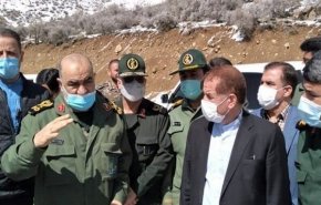 بازدید سرلشکر سلامی از مناطق زلزله‌زده خوی