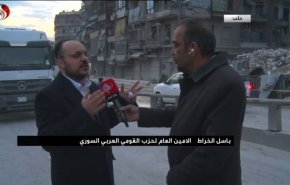 الحزب القومي العربي السوري يشيد بمساعدة إيران لمنكوبي زلزال سوريا
