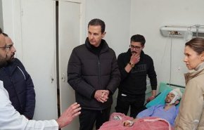 انتقاد شدید بشار اسد از معیارهای دوگانه غرب در بازدید از مناطق زلزله زده 