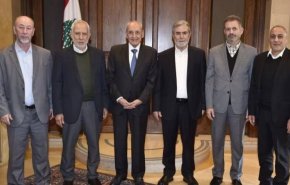 دیدار نبیه بری و زیاد النخاله در بیروت