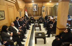 دیدار هیات پارلمانی ایران با استاندار حلب