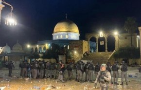 مجروح شدن 20 نمازگزار فلسطینی در مسجد الاقصی/ تظاهرات فلسطینیان در حمایت از الاقصی