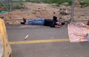 تیراندازی صهیونیست ها به یک دختر جوان فلسطینی در شمال الخلیل + فیلم