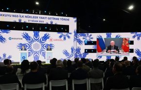 شرکت اردوغان و پوتین در مراسم تحویل سوخت هسته‌ای به نیروگاه «آق‌ قویو»