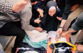 مراسم وداع با پیکر شهدای فلسطینی در نوار غزه + فیلم و عکس