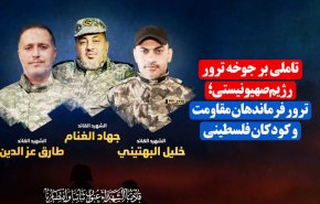 ویدئوگرافیک | تاملی بر جوخه ترور رژیم صهیونیستی؛ ترور فرماندهان مقاومت و کودکان فلسصینی