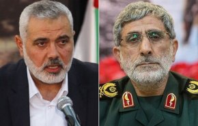 هنية رداً على رسالة العميد قاآني: إيران ركنٌ متين يستند إليه محور المقاومة