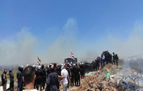  اعتراض اهالی جولان اشغالی به طرح نصب توربین های بادی/ حمله نظامیان صهیونیست با باتوم به اهالی جولان 