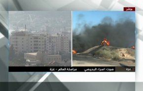تجمع گسترده مردم غزه در مرز فلسطین اشغالی برای همبستگی با جنین+ویدئو