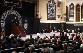 آخرین شب مراسم عزاداری ایام محرم با حضور رهبر انقلاب برگزار شد