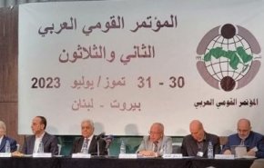 المشاركون بالمؤتمر القومي العربي يطالبون بكسر الحصار على سورية