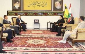 دیدار هیئت پارلمانی ایران با سید حسن نصرالله در بیروت
