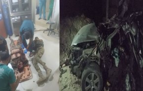 بالصور.. قتلى بانفجار مفخخة على حاجز للمسلحين بريف  حلب