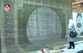 مزین شدن نمایشگاه بین المللی تهران با فرش دستباف ایرانی
