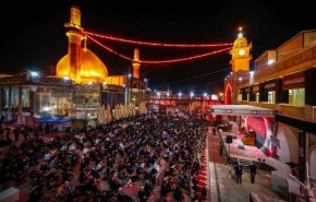 سامراء در سوگ امام حسن عسکری‌ «ع»؛ عزاداری زائران در حرم امامین عسکریین(ع)