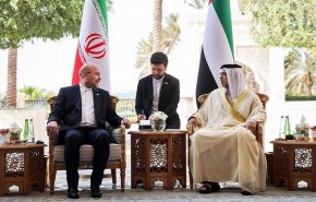 قاليباف يبحث مع نائب رئيس الامارات بشان تطوير العلاقات الثنائية بين البلدين