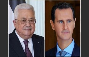 الرئيس الأسد يتلقى برقية تعزية من محمود عباس بشهداء الكلية الحربية