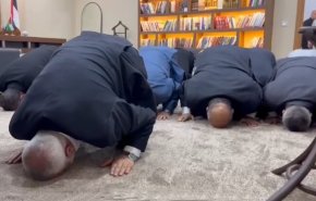 سجده شکر رهبران حماس+ فیلم