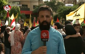 وقفة غضب في ضاحية بيروت ضد جريمة مستشفی المعمداني