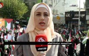 تجمع بزرگ مردم تهران در محکومیت جنایات اسرائیل از نگاه دوربین العالم
