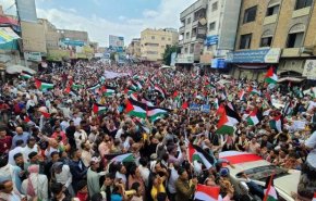 تظاهرات گسترده در شهرهای یمن در حمایت از فلسطین + ویدئو 

