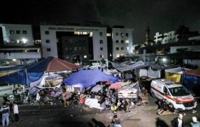 نظامیان صهیونیست درها و دیوارهای ضلع غربی بیمارستان الشفاء غزه را منفجر کردند