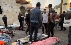 شهادت بیش از 25 فلسطینی در بیمارستان المعمدانی غزه+ ویدیو