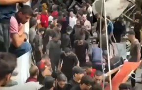 جنگنده های صهیونیستی کودکان درحال برداشتن آب را بمباران کرد+