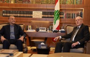 دیدار و گفت‌وگوی امیرعبداللهیان با نجیب میقاتی در بیروت
