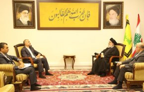 امیرعبداللهیان با سیدحسن نصرالله دیدار کرد
