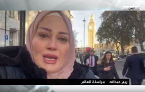 گزارش العالم از تظاهرات همبستگی با فلسطین در لندن+فیلم