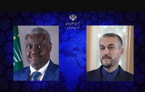 قدردانی امیرعبداللهیان از موضع رئیس کمیسیون اتحادیه آفریقا در برابر جنایت رژیم صهیونیستی