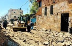 گزارش خبرنگار العالم از حمله نیروهای صهیونیستی به اردوگاه جنین با لودر 