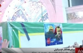 گزارش العالم از وداع سوریه با پیکر سردار شهید ایرانی+فیلم