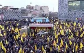 آغاز مراسم تشییع پیکر سردار شهید سید رضی موسوی در میدان امام حسین علیه‌السلام +ویدیو