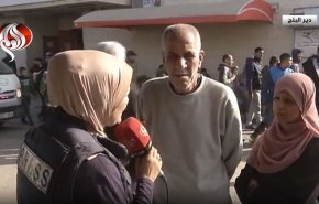بانوی غزه بالاخره همسرش را با آثاری از شکنجه پیدا کرد! +فیلم