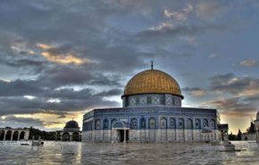 حال و هوای مسجدالاقصی در بارش رحمت الهی