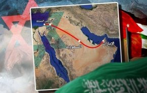 صف کامیون‌‌های حامل کالا از امارات و عربستان برای رژیم اسرائیل + فیلم