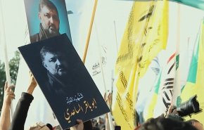 العراقيون يشيعون الساعدي الذي ارتقى بغارة أميركية في بغداد