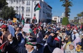 105 تظاهرات در 54 شهر مغرب در اعتراض به حملات رژیم صهیونیستی به غزه