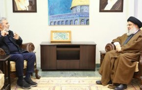 دیدار دبیرکل جهاد اسلامی با سید حسن نصرالله