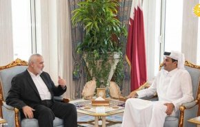 گفت و گوی امیر قطر با اسماعیل هنیه درباره آتش‌بس در غزه 