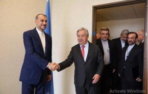 دیدار امیرعبداللهیان با دبیر کل سازمان ملل 