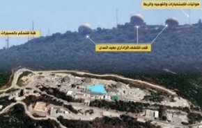 حمله موشکی حزب‌الله به پایگاه راهبردی «میرون» ارتش اسرائیل + فیلم