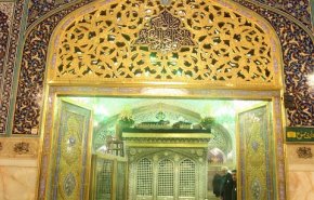 مضجع منور امام رضا(ع) غبارروبی شد+فیلم